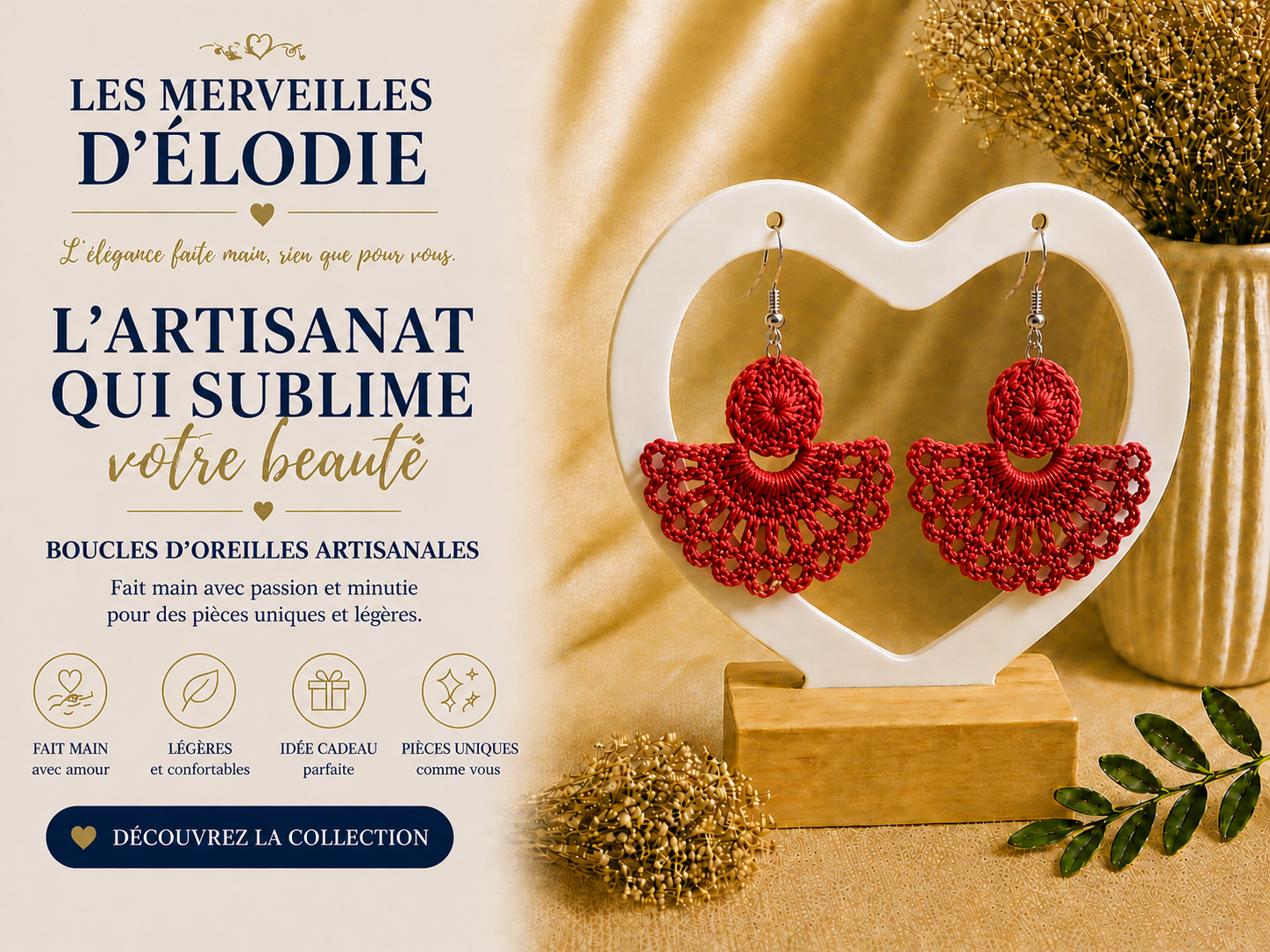 Boucle d'oreille en acier inoxydable