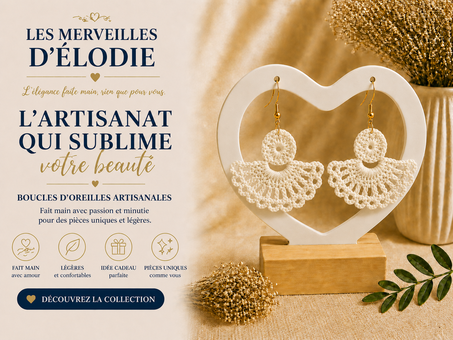Boucle d'oreille en acier inoxydable