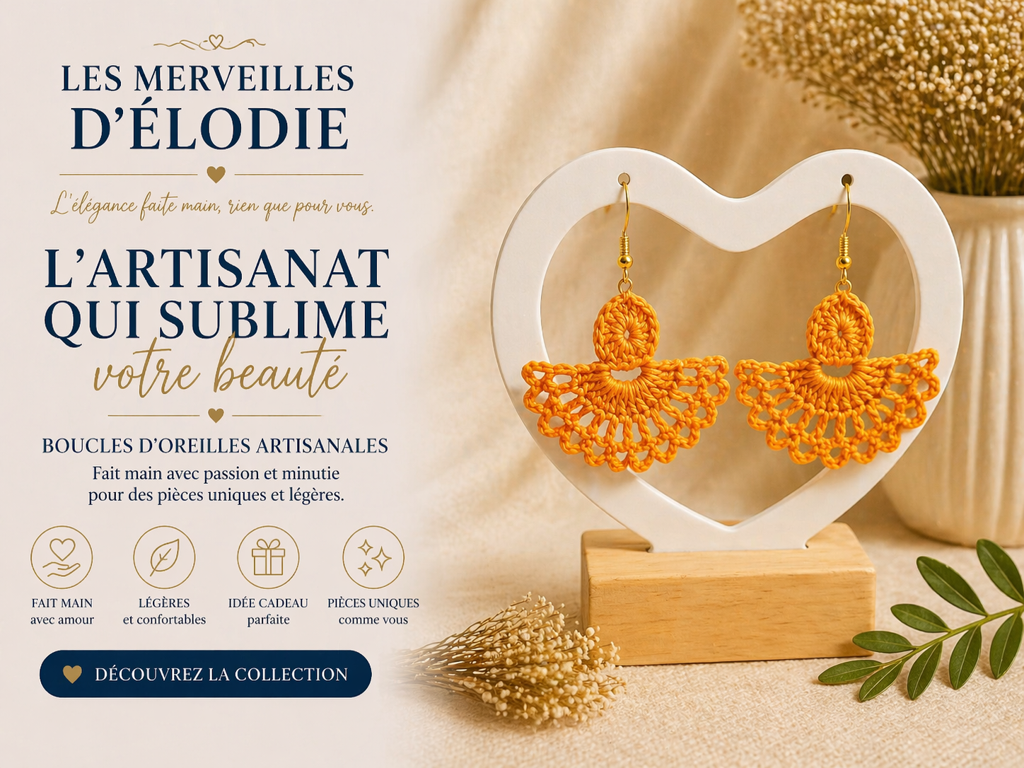 Boucle d'oreille en acier inoxydable