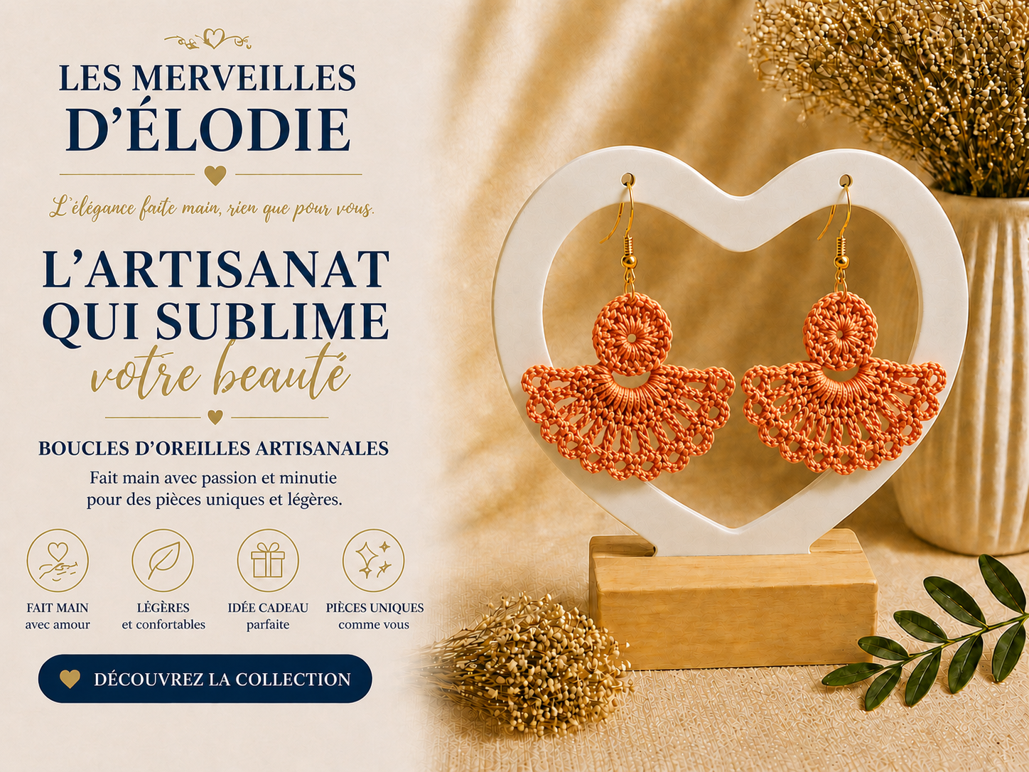 Boucle d'oreille en acier inoxydable