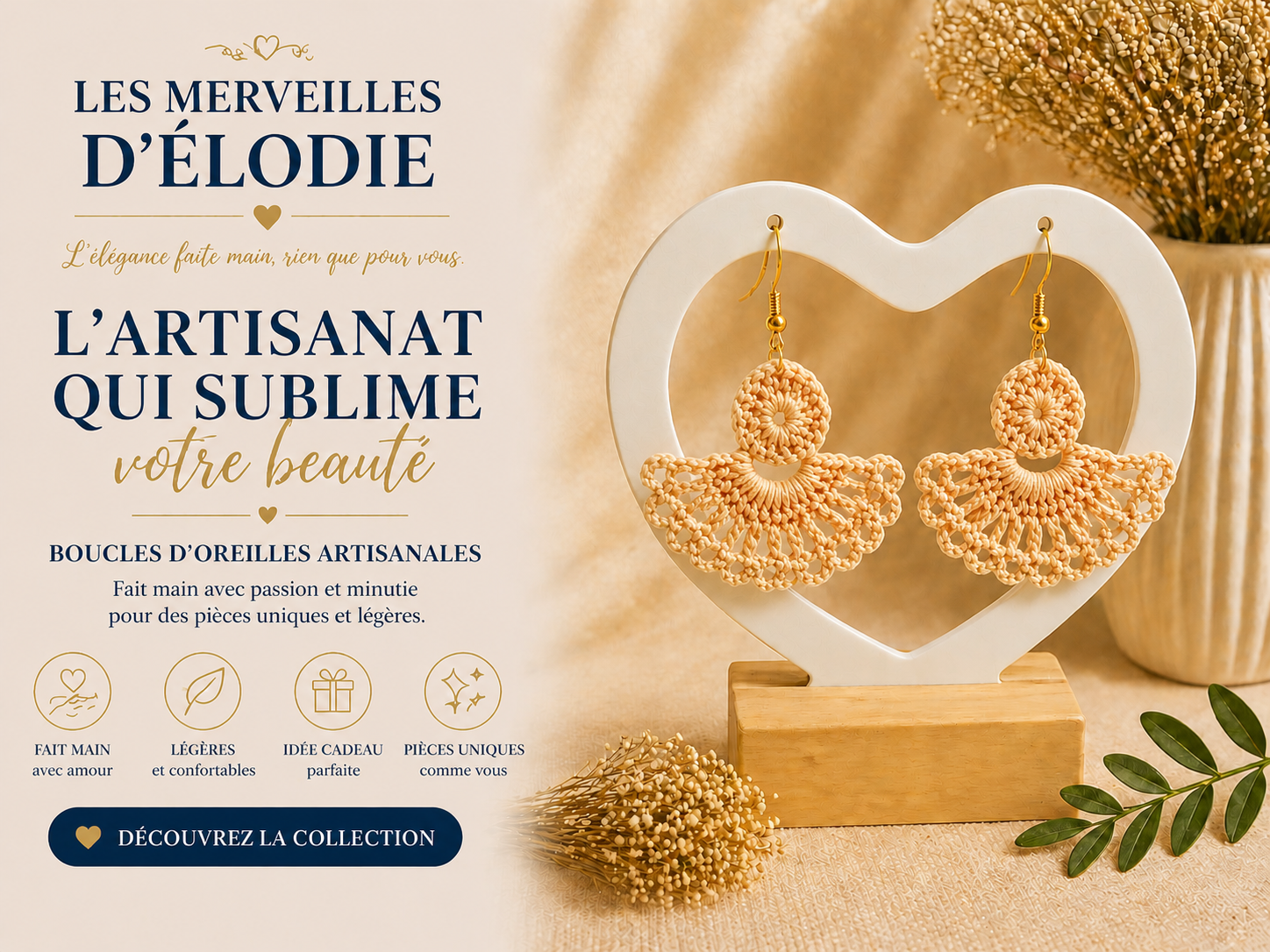 Boucle d'oreille en acier inoxydable