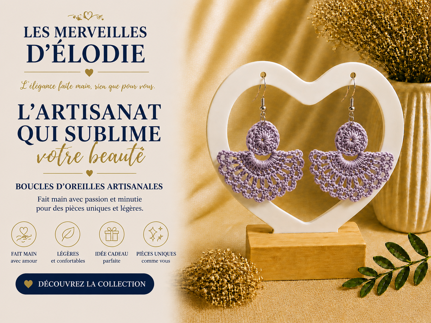 Boucle d'oreille en acier inoxydable