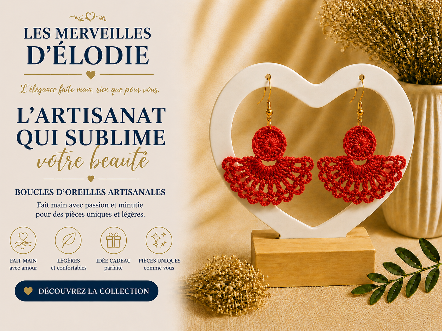 Boucle d'oreille en acier inoxydable