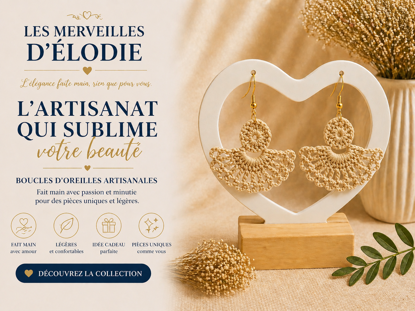 Boucle d'oreille en acier inoxydable